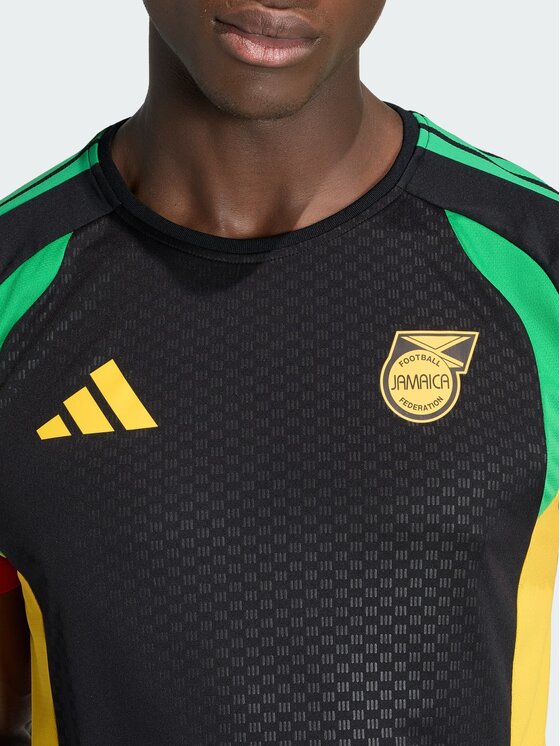 adidas adidas Koszulka techniczna Jamaica 26 x Bob Marley Tiro Training Jersey Czarny Slim Fit