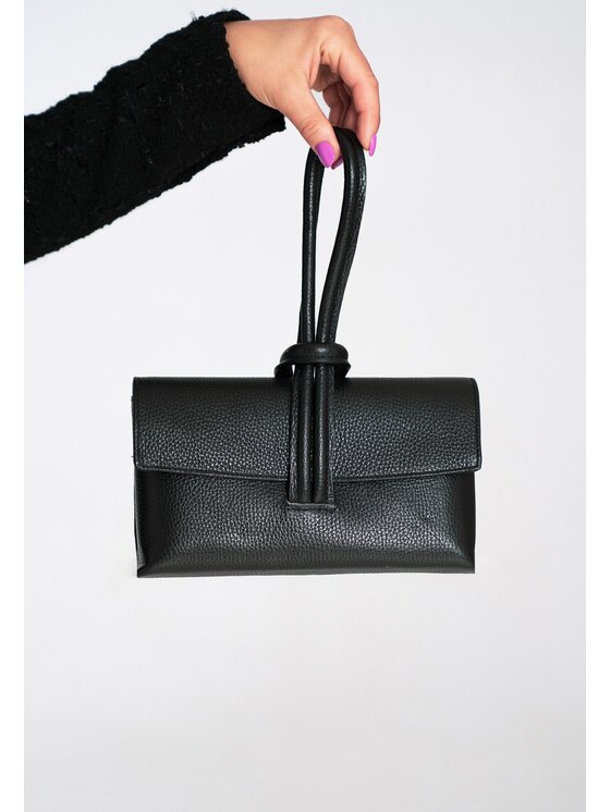 FIGL FIGL Listová kabelka T003 Čierna