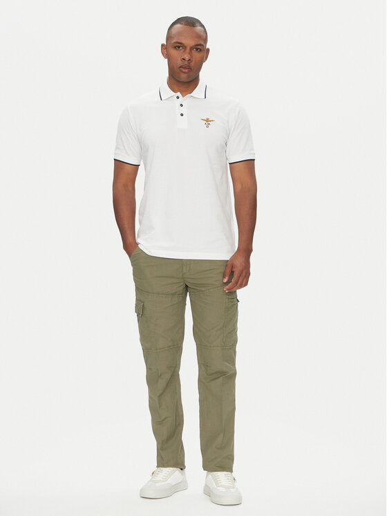 Aeronautica Militare Aeronautica Militare Polo 251PO1308P82 Λευκό Regular Fit