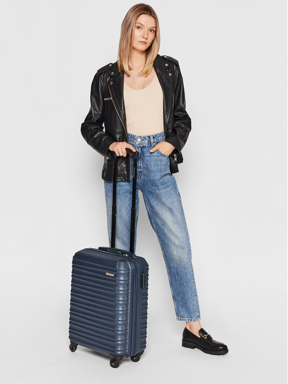 WITTCHEN WITTCHEN Самолетен куфар за ръчен багаж 56-3A-311-91 Черен