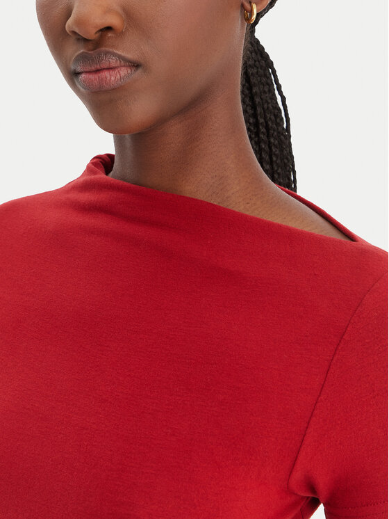 Guess Guess Bluse W6RP16 KD012 Rot Regular Fit