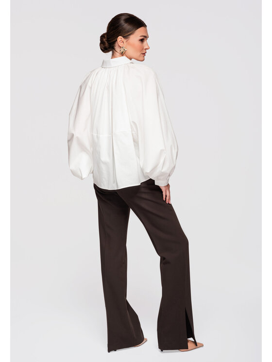 Ombre Ombre Koszula OW-SH-E0006 Biały Oversize