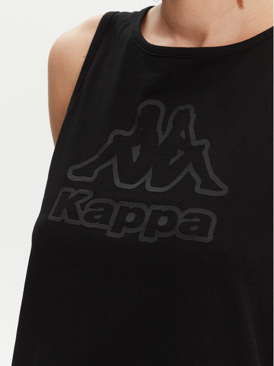 Kappa Kappa Felső Logo Gria 382129W Fekete Regular Fit