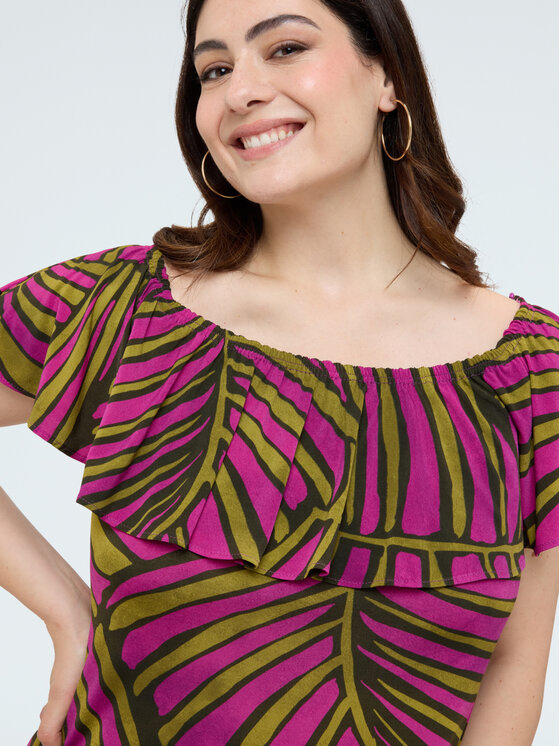 Fiorella Rubino Fiorella Rubino Abito da sera 7077L001274N0S9 Rosa Regular Fit