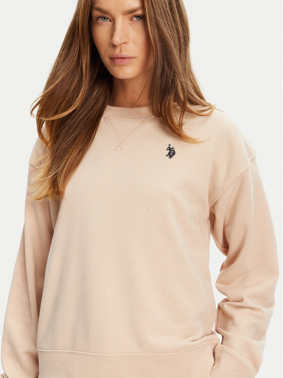 U.S. Polo Assn. U.S. Polo Assn. Pulóver WUP1492 Bézs Regular Fit