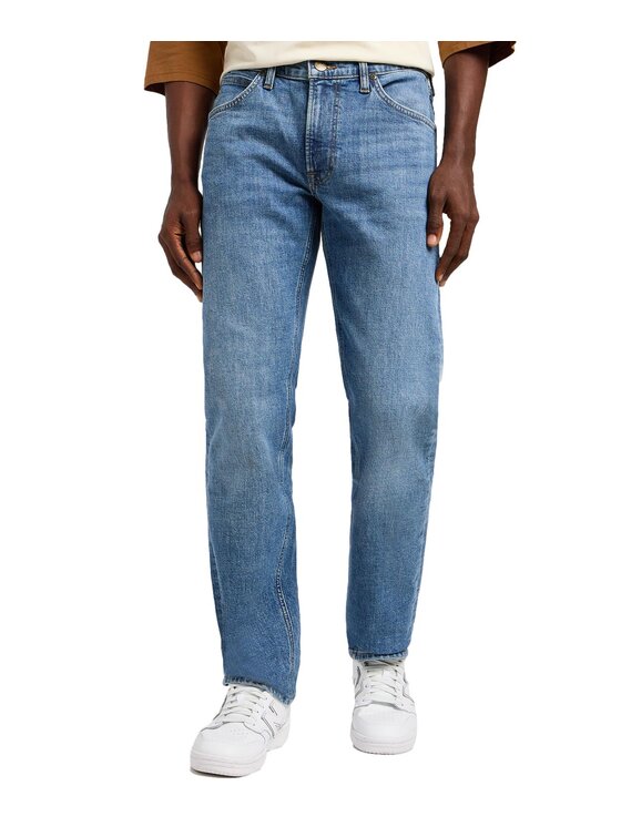 Lee Lee Jeansy 112350155 Niebieski Regular Fit