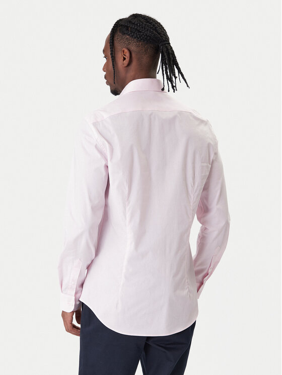Tommy Hilfiger Tommy Hilfiger Koszula MW0MW38347 Różowy Slim Fit