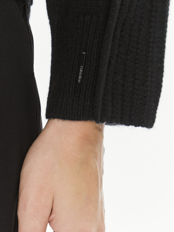 Calvin Klein Calvin Klein Rollkragenpullover K20K205985 Schwarz Relaxed Fit