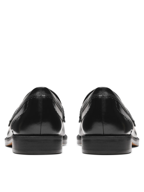 Clarks Clarks Mokasyny Straven Edge 26181277 Czarny