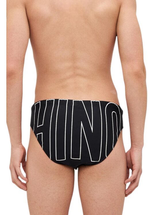 MOSCHINO MOSCHINO Costume da bagno slip mare Moschnino nero Nero