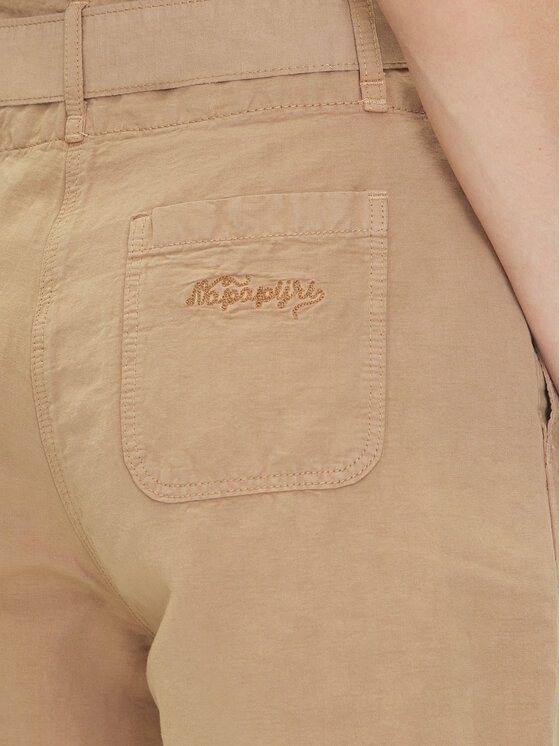 Napapijri Napapijri Шорти з тканини N Nice W NP0A4IEX Бежевий Loose Fit