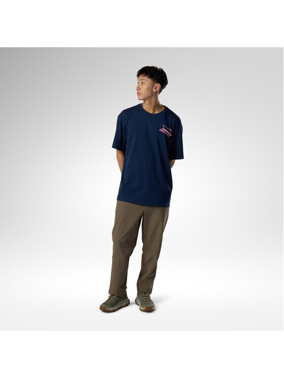 Rossignol Rossignol T-Shirt M Waterfall Relax Tee Granatowy Relaxed Fit