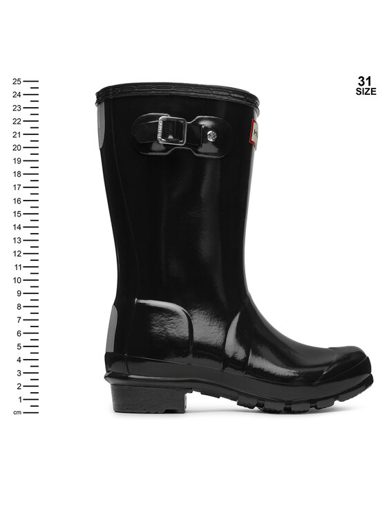 Hunter Hunter Kalosze Orginal Kids Gloss JFT6000RGL Czarny