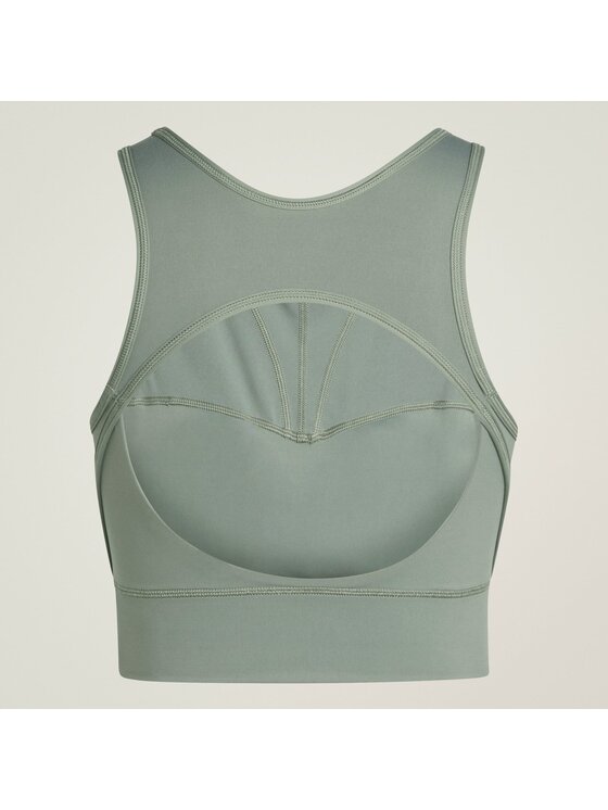 adidas by Stella McCartney adidas by Stella McCartney Biustonosz sportowy By Stella McCartney Training Crop Top Zielony