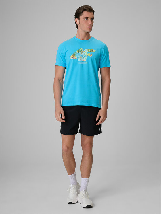 4F 4F T-shirt SUMMER CODE Blu Regular Fit