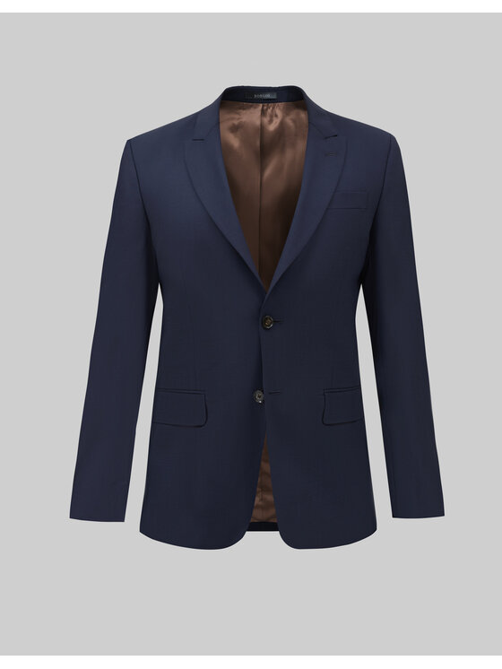 Borgio Borgio Marynarka parma Granatowy Slim Fit