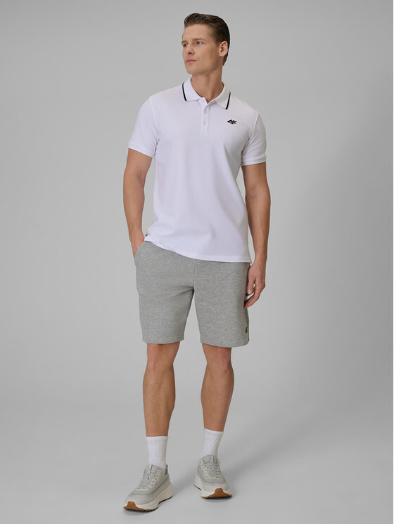 4F 4F Polo NOS Biały Regular Fit