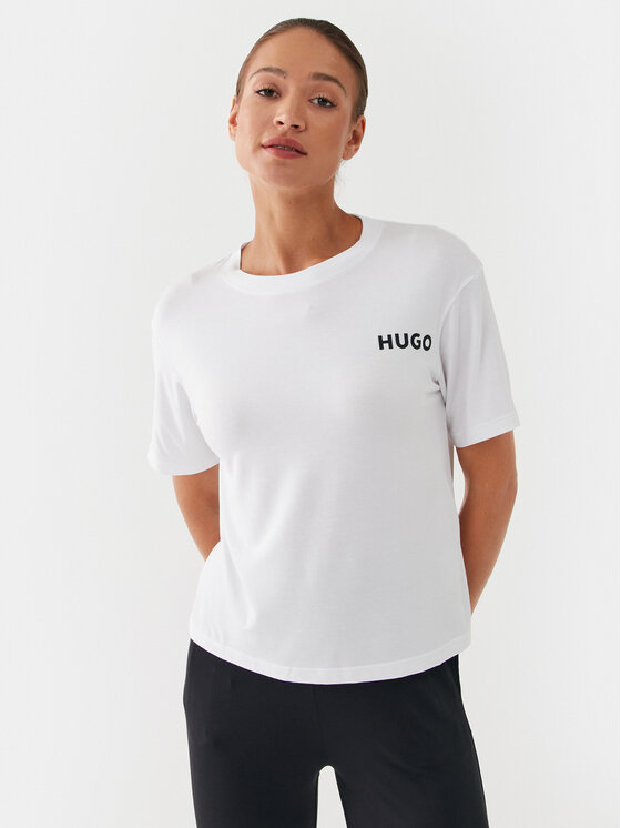 Hugo T-krekls Unite 50490707 Balts Relaxed Fit