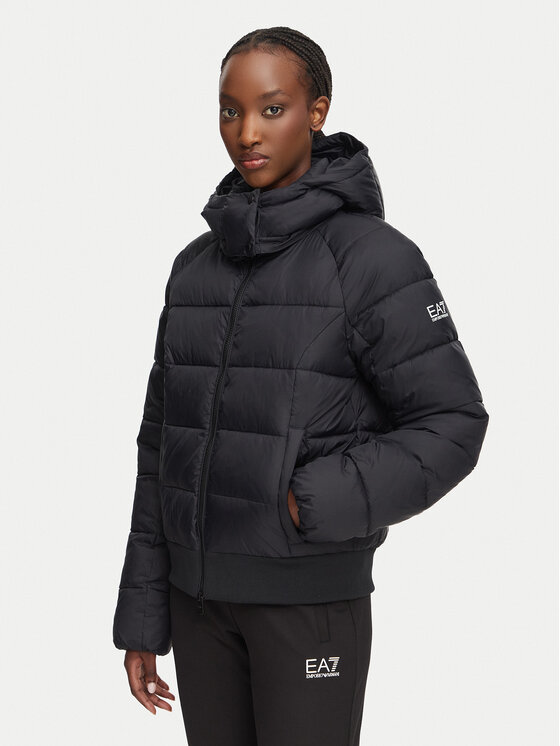 EA7 Emporio Armani Geacă de iarnă 7W001496 AF26297 UC001 Negru Regular Fit