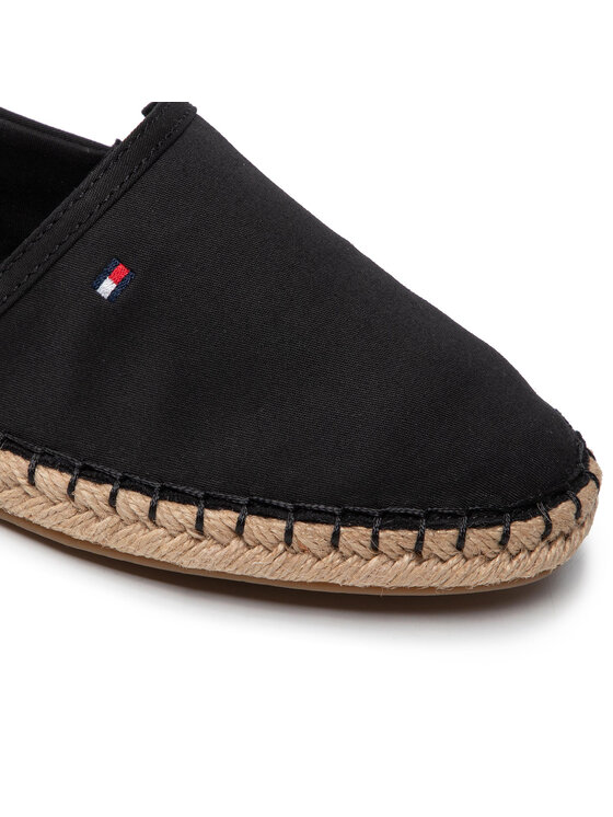 Tommy Hilfiger Tommy Hilfiger Espadrilles Basic Flat FW0FW06497 Schwarz