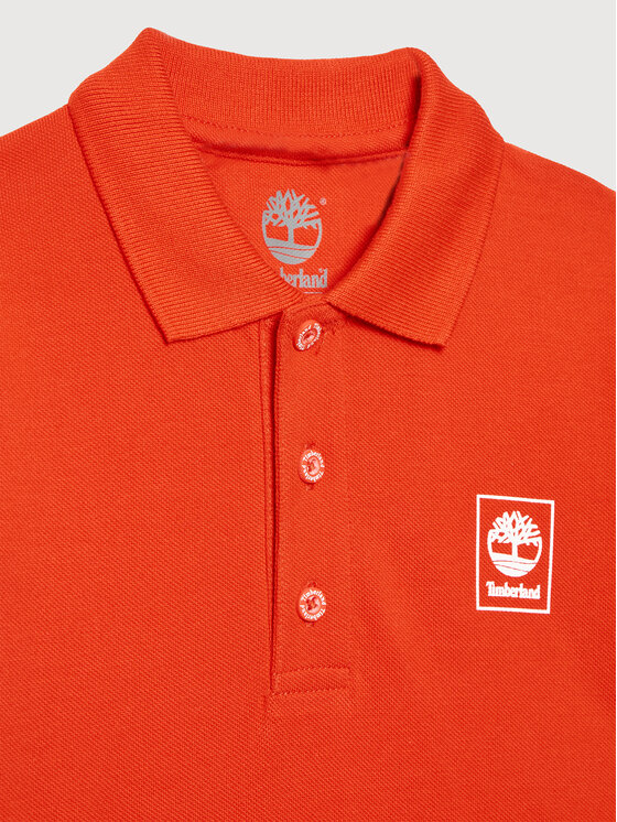 Timberland Timberland Polo T25T00 D Czerwony Regular Fit