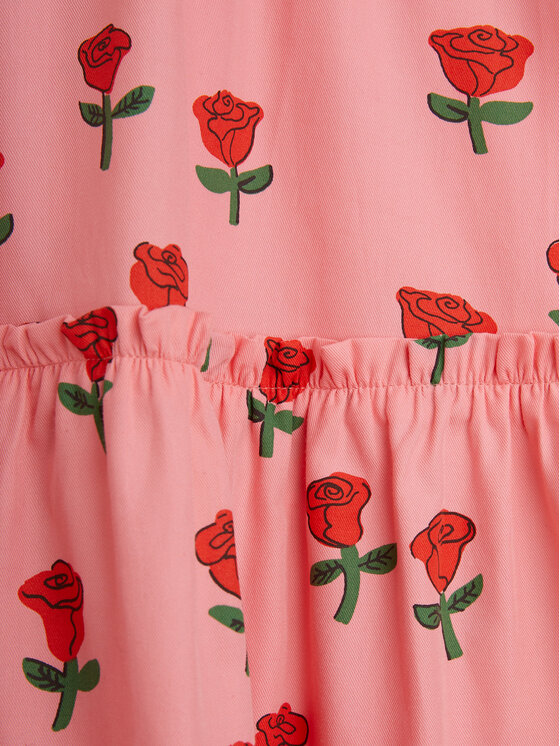 MINI RODINI MINI RODINI Každodenní šaty Roses 2515010528 Růžová Regular Fit