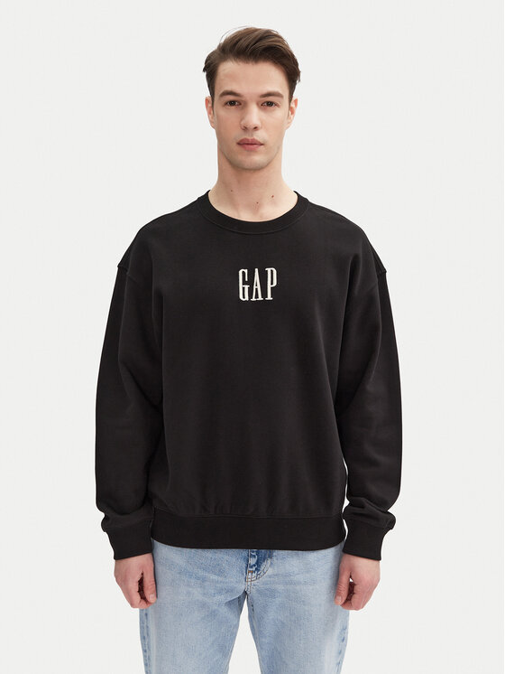 Gap Gap Μπλούζα 648026-10 Μαύρο Oversize