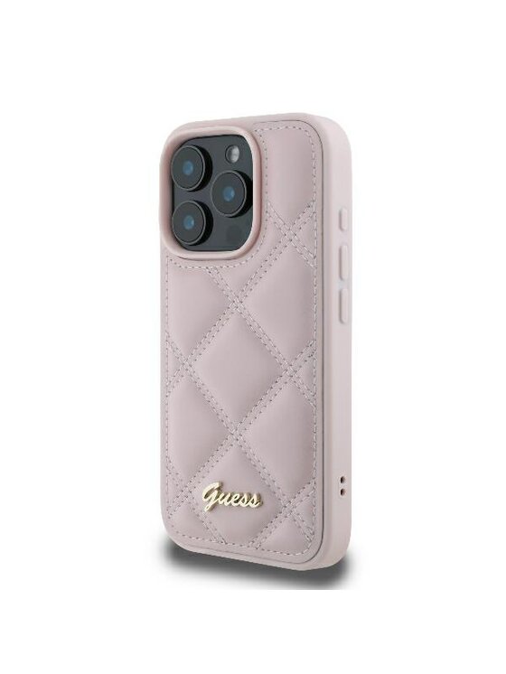 Etui na telefon Guess, Różowe, iPhone 16 Pro Max