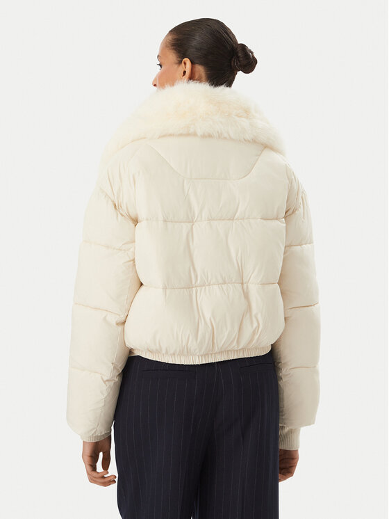 Rinascimento Rinascimento Zimní bunda CFC0127039003 Krémová Regular Fit