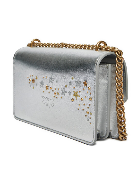 PINKO Pinko Soma Love One Mini Dc AI 24-25 PLTT 100074 A1YW Sudraba