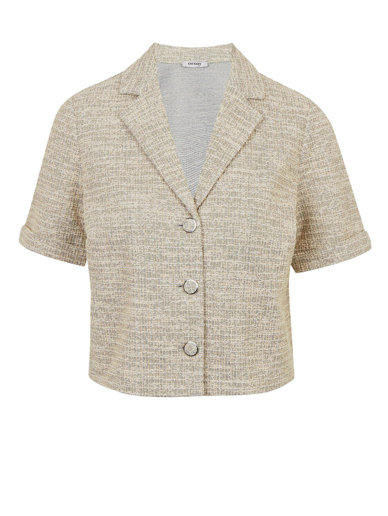 Orsay Orsay Bluzka 491037820000__42 Brązowy Regular Fit