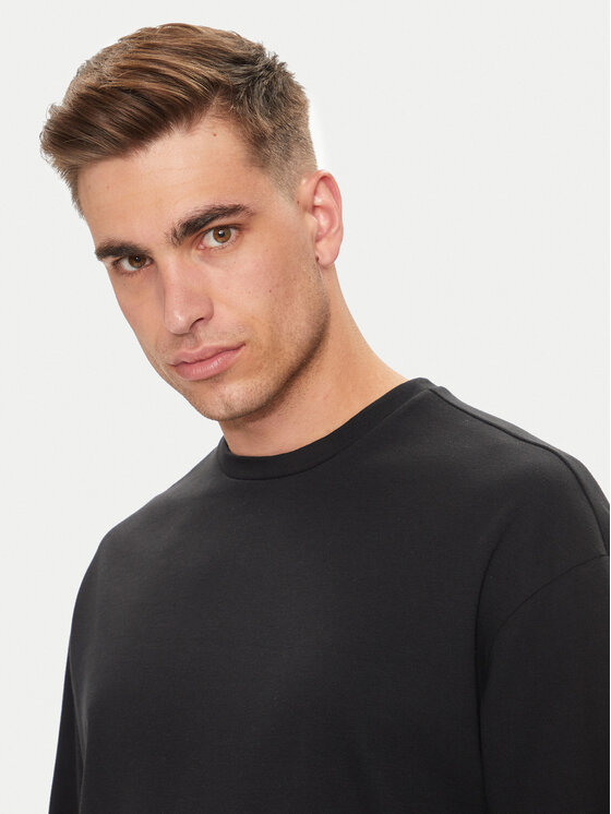 Reebok Reebok Μπλούζα Active Collective 100075746 Μαύρο Regular Fit