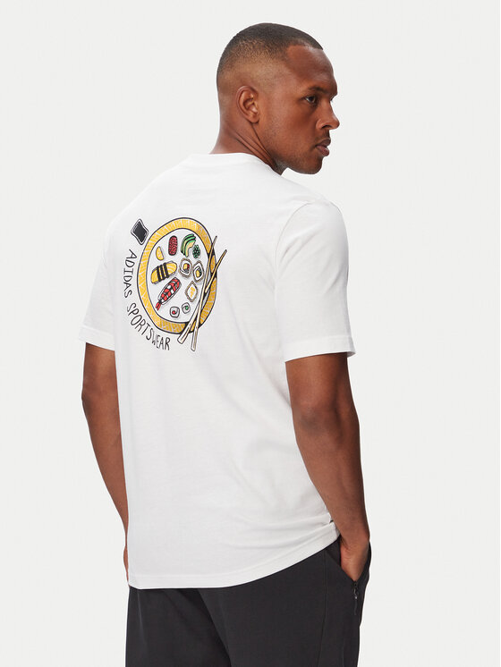 adidas T-shirt Sushi Graphic KT9706 Bijela Regular Fit