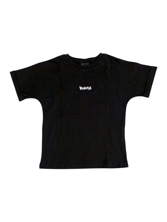 DISCLAIMER DISCLAIMER T-shirt q-bab-70165 Nero Regular Fit