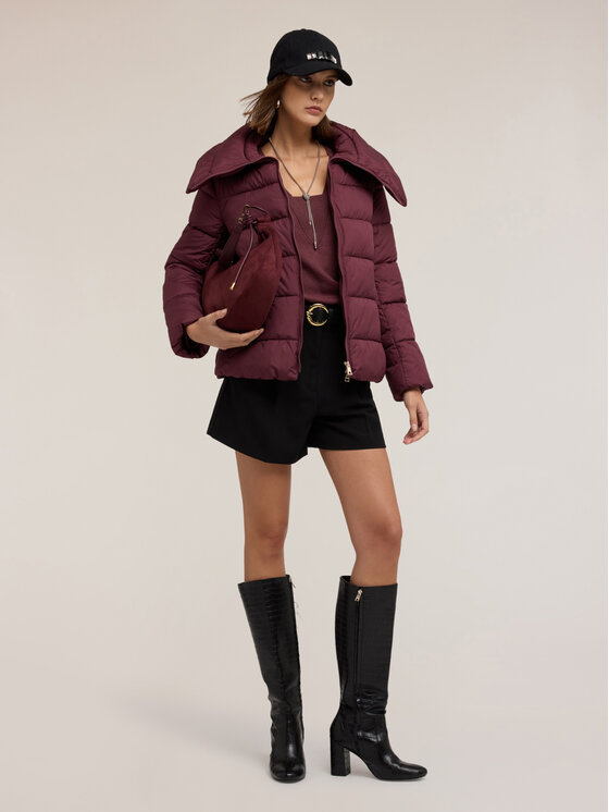 Motivi Motivi Giubbotto piumino F063Q100725N029 Bordeaux Regular Fit