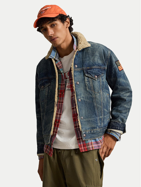 Polo Ralph Lauren Polo Ralph Lauren Giacca di jeans 710B24520001 Blu Regular Fit