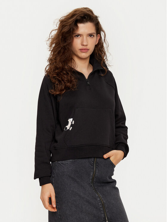 KARL LAGERFELD KARL LAGERFELD Bluză A1W20058 Negru Regular Fit