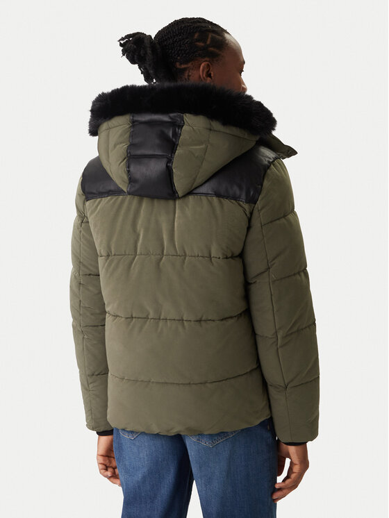 Guess Guess Télikabát M5BL2A W2202 Zöld Regular Fit