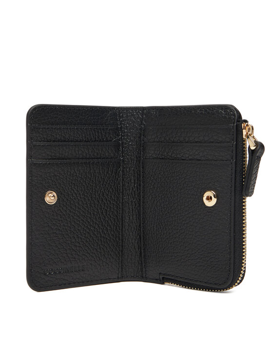 Coccinelle Coccinelle Kleine Damen Geldbörse TQK Coccinelledulse Soft E2 TQK 17 01 01 Schwarz