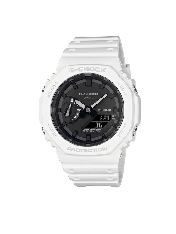 G-Shock G-Shock Ročna ura GA-2100-7AER Bela