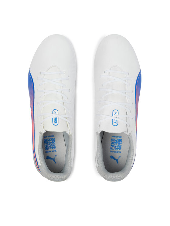 Puma Puma Ghete pentru fotbal King Match Fg/Ag 107863 Alb
