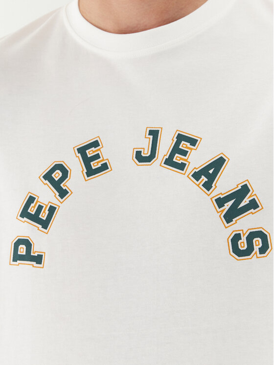 Pepe Jeans Pepe Jeans T-Shirt Westend Tee PM509124 Biały Regular Fit