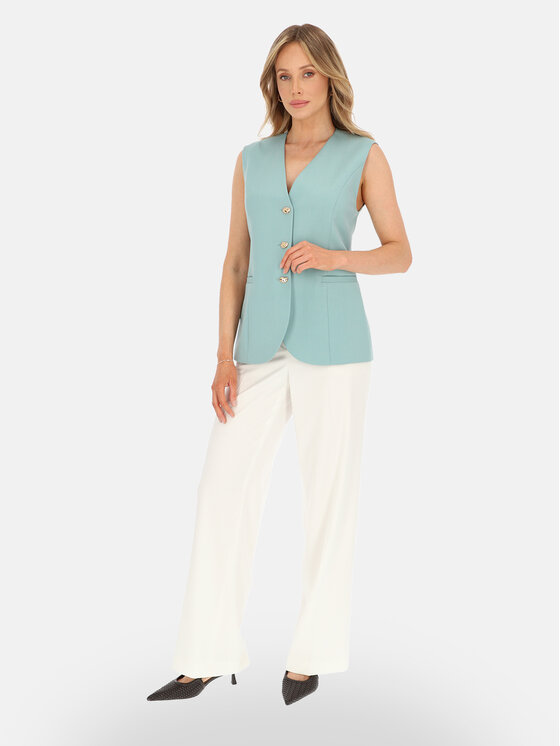 L’AF L’AF Kamizelka Mint Zielony jasny Regular Fit
