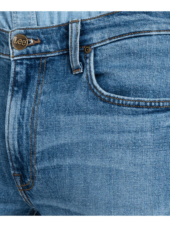 Lee Lee Jeansy LUKE Niebieski Slim Fit