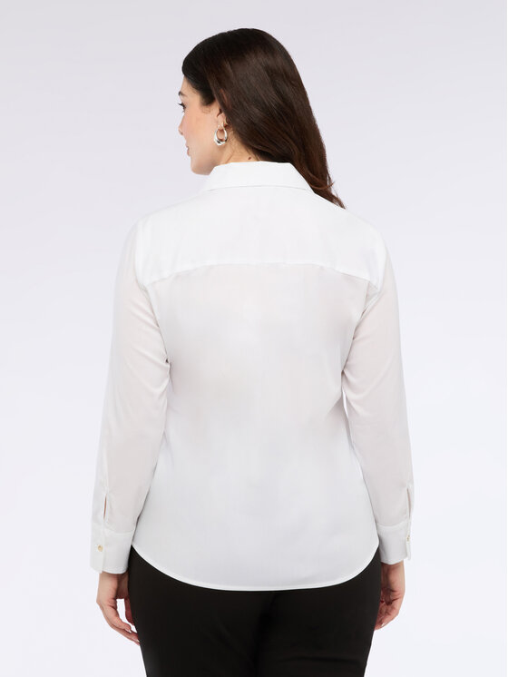 Fiorella Rubino Fiorella Rubino Camicia 5358T001357N011 Bianco A-Line Fit
