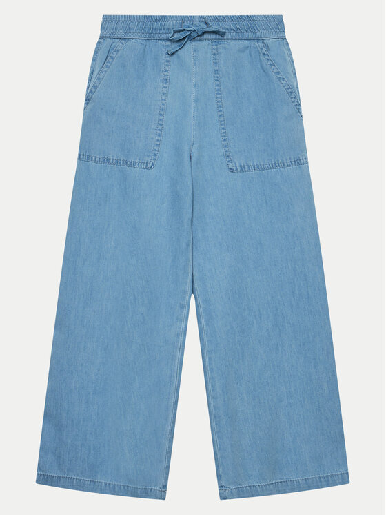 Coccodrillo Coccodrillo Bavlnené nohavice WC4119101HGK Modrá Relaxed Fit