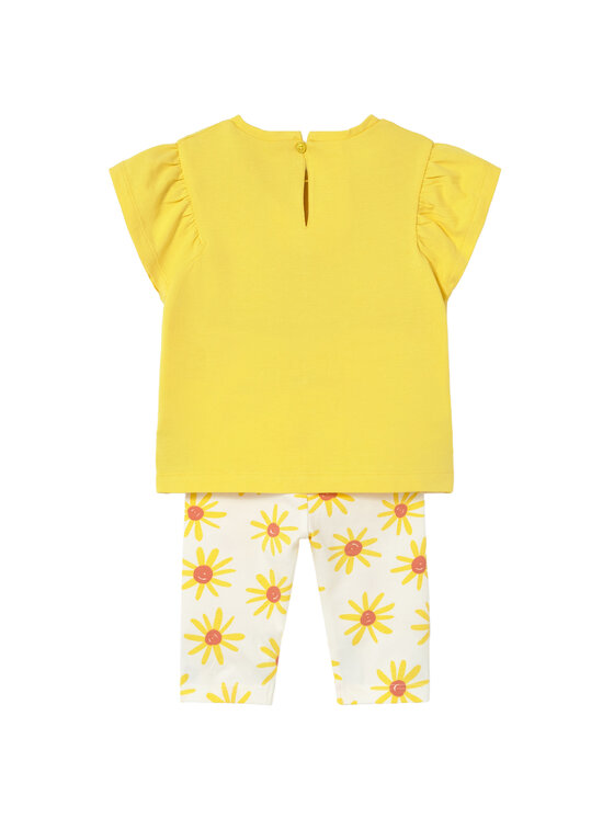 Mayoral Mayoral Póló és leggins szett 1751 Sárga Regular Fit