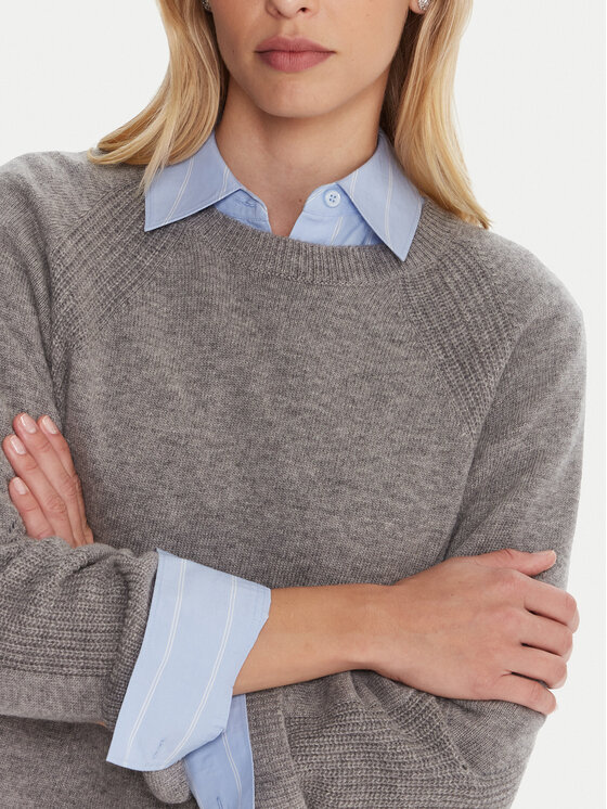 Marella Marella Пуловер Alaska 2525366102 Сив Regular Fit