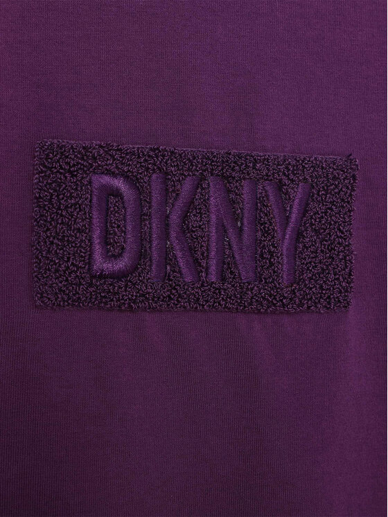 DKNY DKNY Majica D35T25 D Ljubičasta Regular Fit