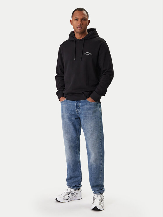 Jack & Jones Jack & Jones Bluză College Logo 12288362 Negru Regular Fit
